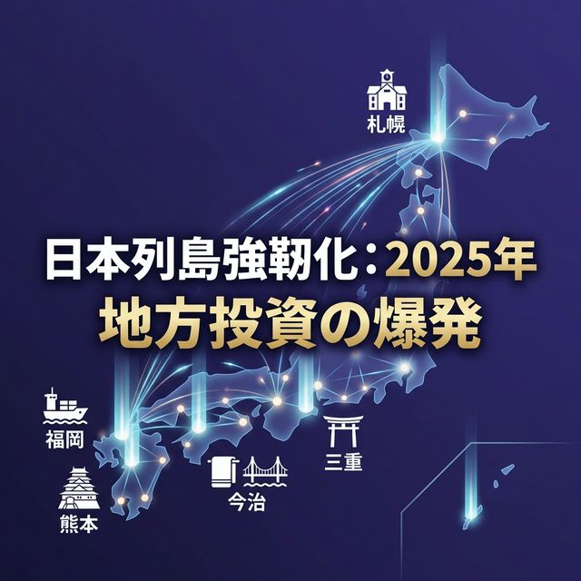 日本列島強靭化と地方投資の爆発
